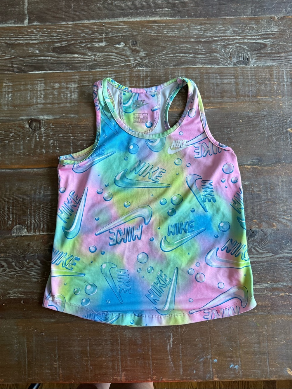Nike Multicolor Tie-Dye Logo Tank Top